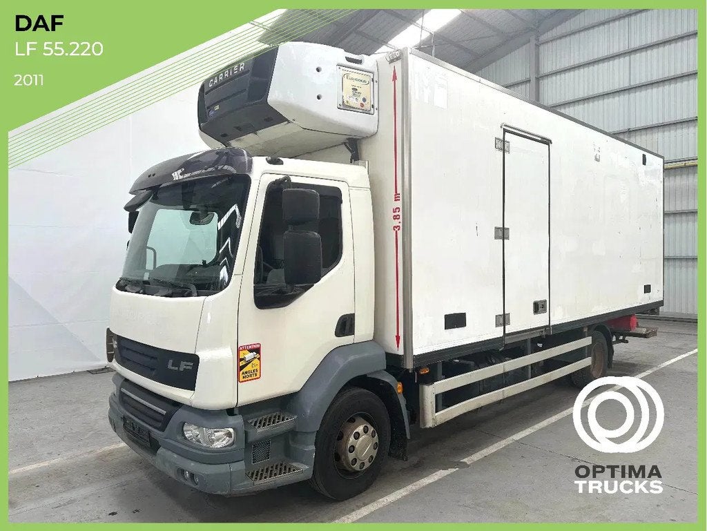 DAF LF 55.220 CARRIER / MULTITEMPERATUUR / 195.123 km, Auto's, Automaat, Euro 5, Achterwielaandrijving, Wit