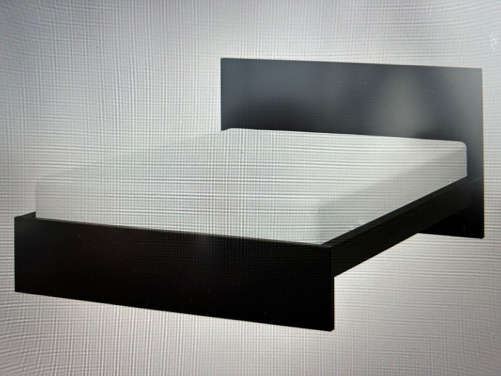 Lit 140 x 200 avec matelas, Queen size, Enlèvement, 200 cm, Bois