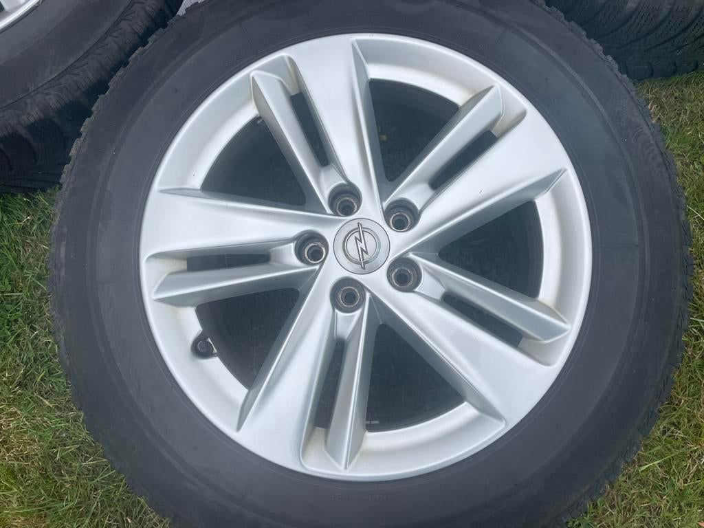 Velgen winter opel grandland, Auto-onderdelen, Ophalen, Banden en Velgen, 17 inch, Winterbanden