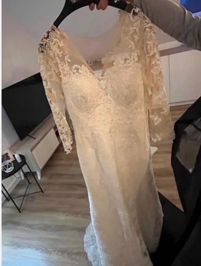 Trouwjurk maat 40, Vêtements | Femmes, Vêtements de mariage & Accessoires de mariage, Enlèvement, Comme neuf, Blanc, Robe de mariée