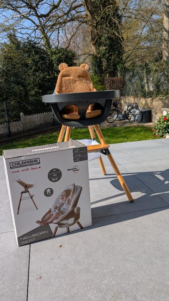 Chaise haute évolutive Childhome – Complète – 250€, Enlèvement, Comme neuf, Chaise évolutive, Ceinture(s)