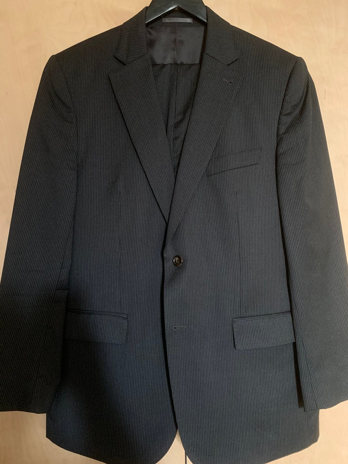 Costume Steed And Barney's laine Reda Super 120’s 54, Vêtements | Hommes, Enlèvement ou Envoi, Porté, Noir
