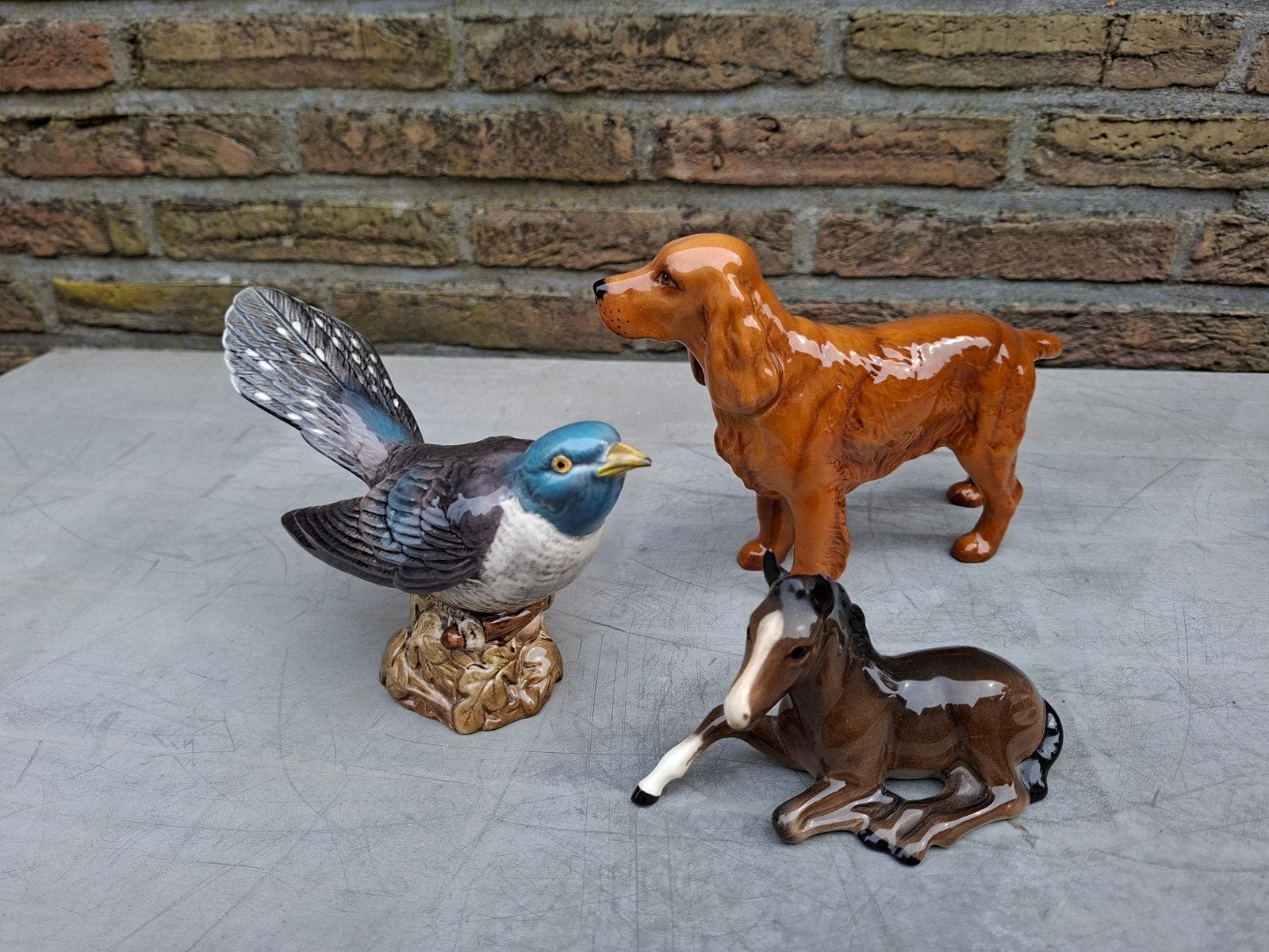3 Beswick porseleinen dierensculpturen, Enlèvement