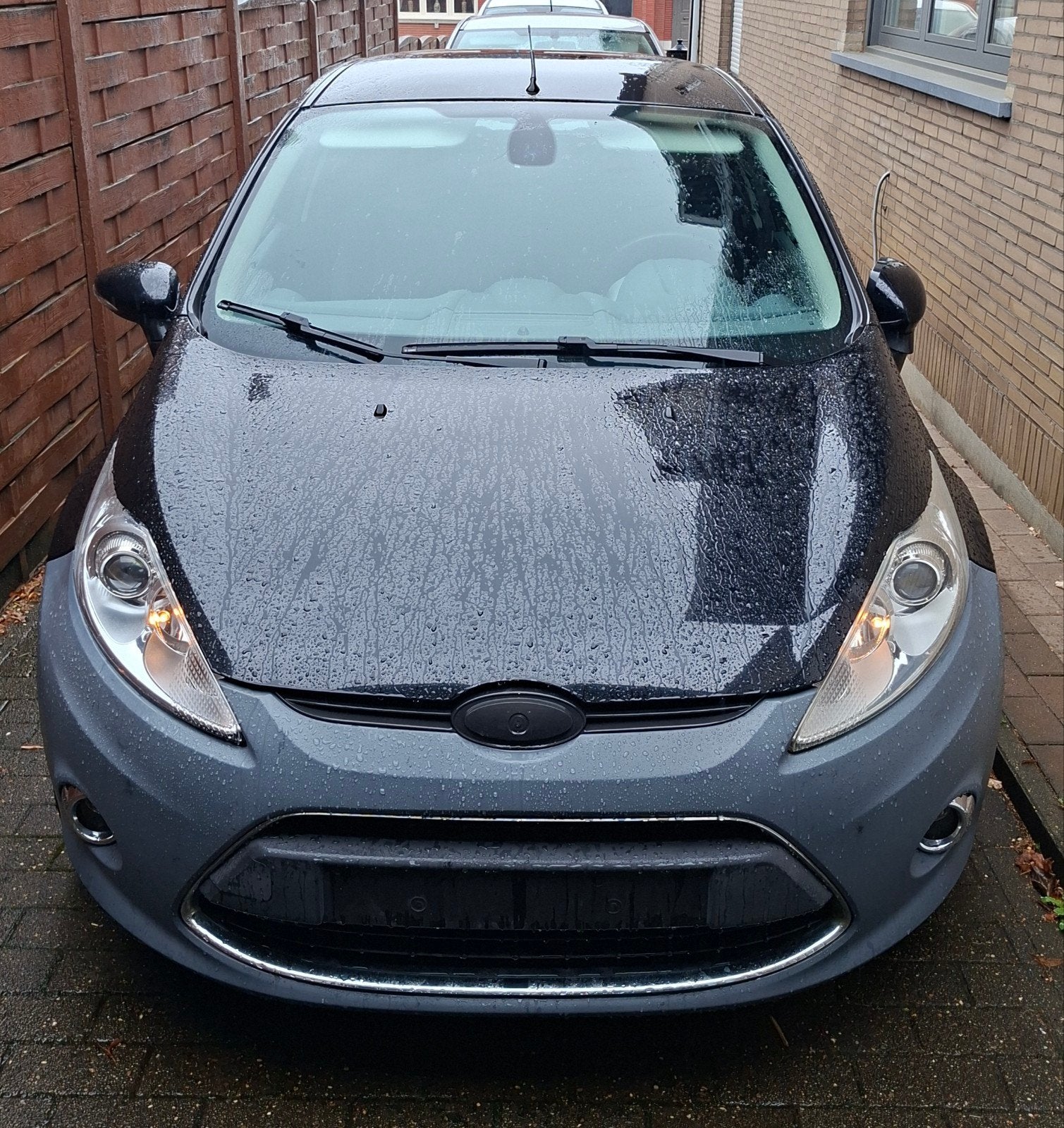 Ford Fiesta 1.6 TDCi diesel, carrosserie schade, rijdt nog, Autos, Achat, Boîte manuelle, 5 portes, Diesel