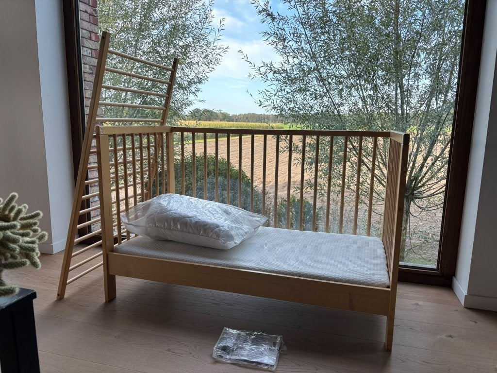 ️ IKEA Gulliver babybedje + Aerosleep matras + donsje, Ophalen, Gebruikt, Ledikant