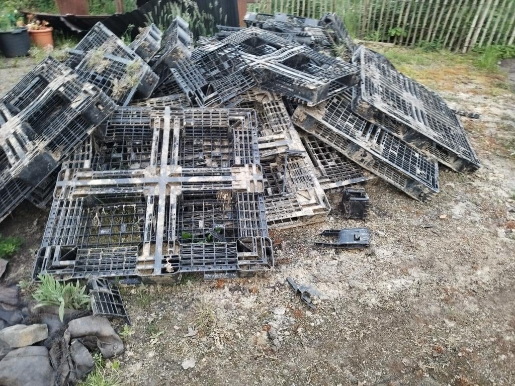 Gratis kunstof palletten, Ophalen