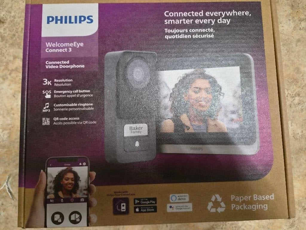 Visiophone - WelcomeEye Connect 3 - Philips, Maison & Meubles, Enlèvement ou Envoi, Neuf, Filaire