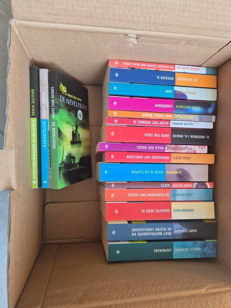 Van In Boektoppers, Boeken, Ophalen