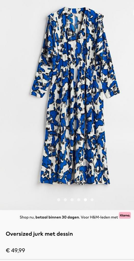 Jurk H&M maat-S /M, Ophalen of Verzenden, Zo goed als nieuw, Maat 38/40 (M), Overige kleuren
