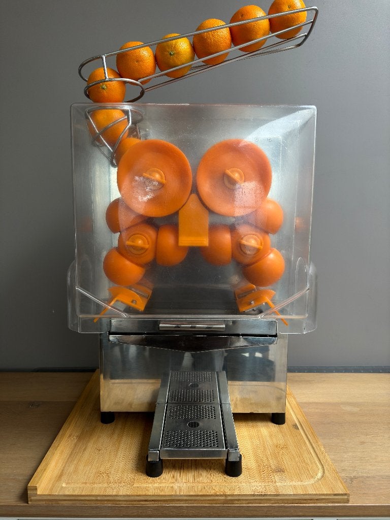 Automatische appelsienpers / Citruspers, Résiste au lave-vaisselle, 1 vitesse, Comme neuf, Enlèvement
