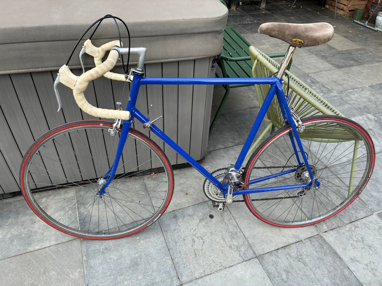 Retro koersfiets Raleigh mannen volledig opgeknapt!, Ophalen, Zo goed als nieuw