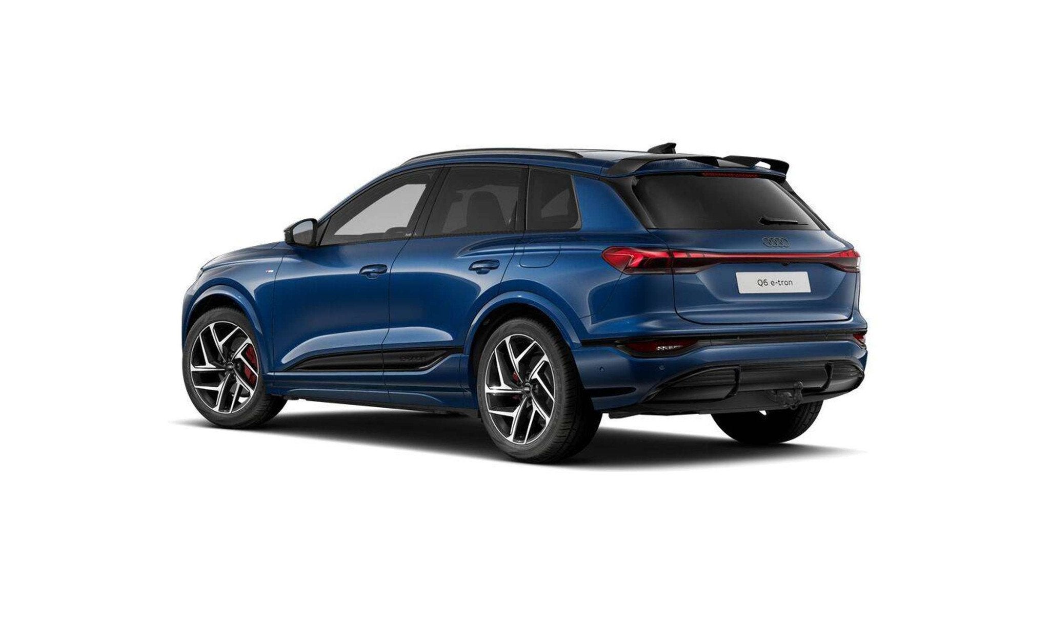 Audi Q6 e-tron Q6 e-Tron Performance S line l Carbon spoiler, Auto's, Automaat, Achterwielaandrijving, Gebruikt, Zwart