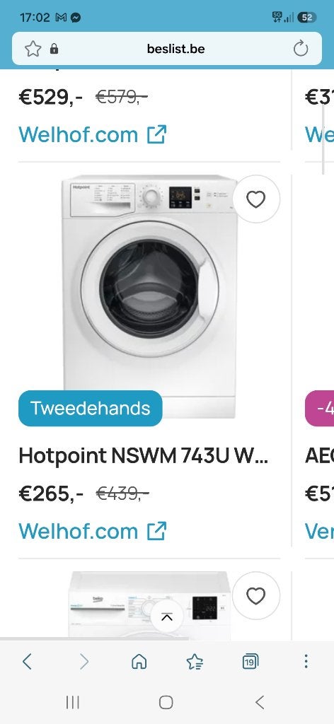 Wasmachine 8kg hotpoint Perfecte staat, Elektronische apparatuur, 8 tot 10 kg, Energieklasse A of zuiniger, Ophalen of Verzenden