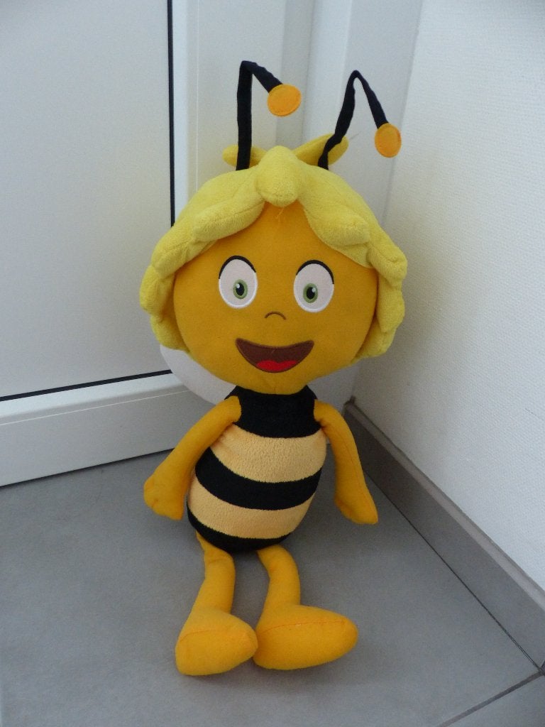 Grote Maya de Bij Knuffel - 60 cm, Overige merken, Overige karakters, Overige typen, Ophalen of Verzenden