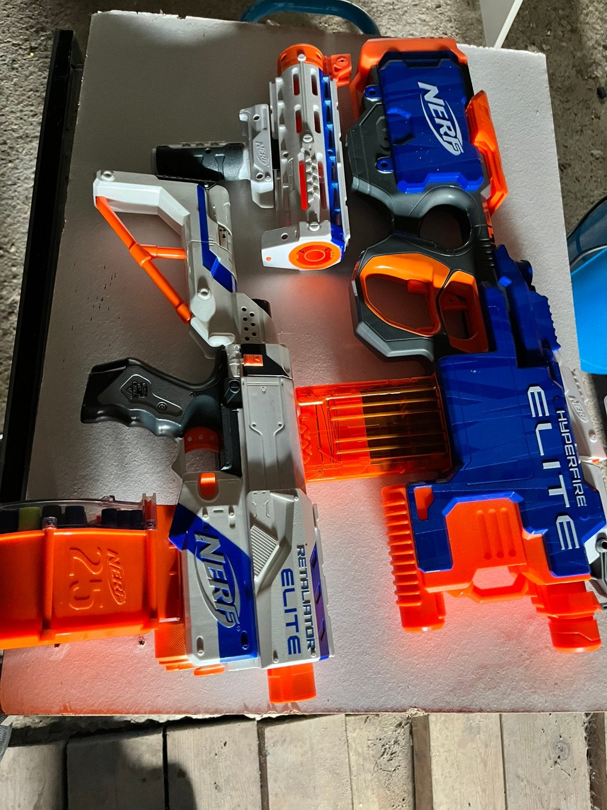 NERF geweren en pistolen diverse modellen, Ophalen, Zo goed als nieuw