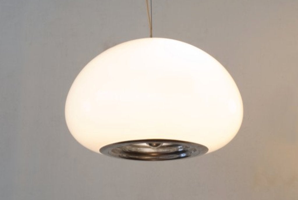 Flos Black & White, Ophalen, Vintage design, Mid-Century, Italian Modern, E27 (groot), Zo goed als nieuw
