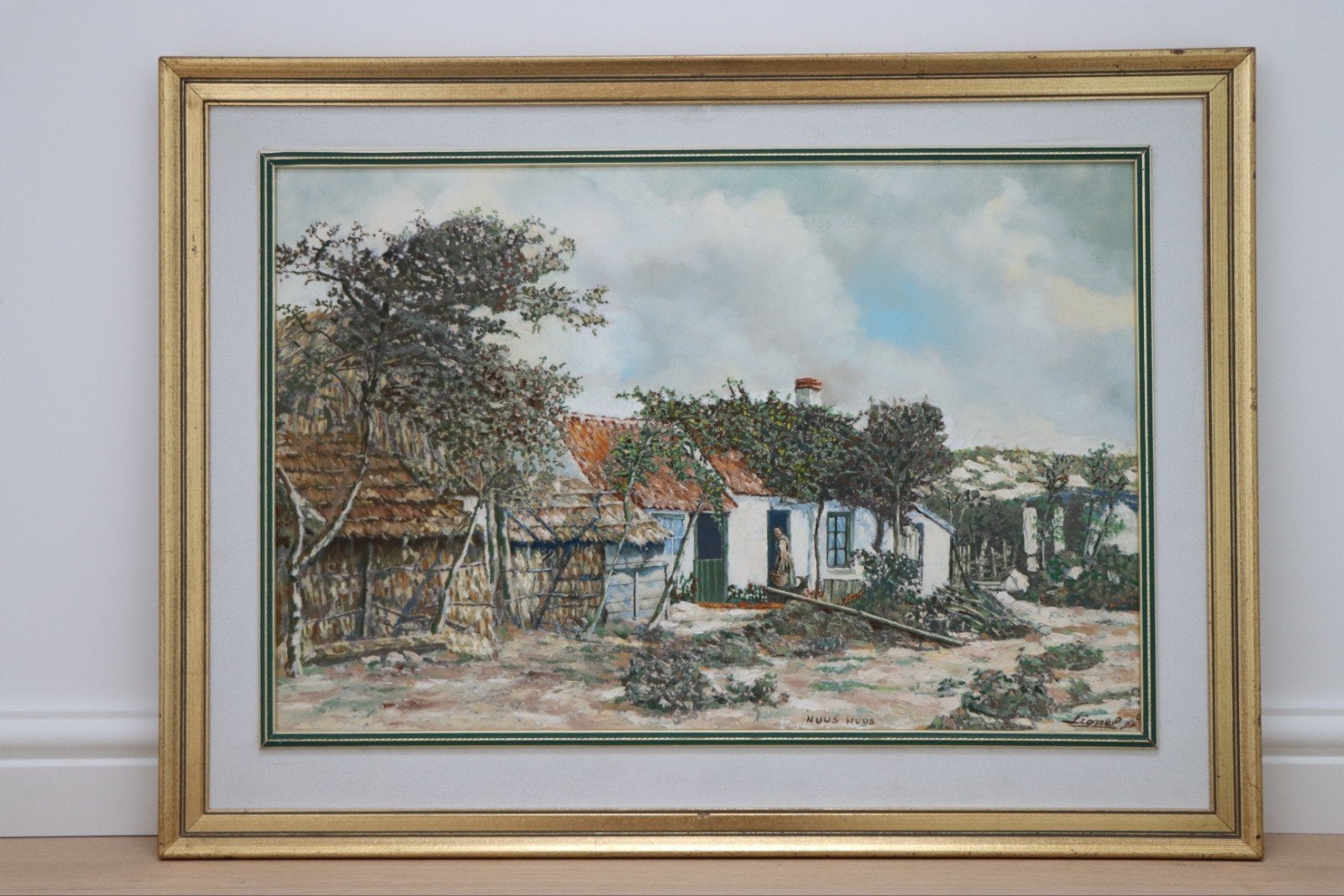 Schilderijen Lionel Santorum, Ophalen, Maritiem / water, Gesigneerd, Olieverf