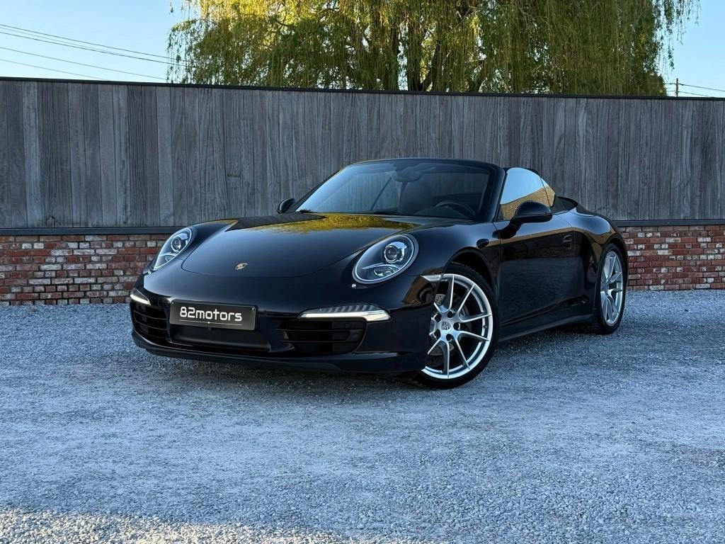 porsche 911 carrera4/cabrio/sportchrono/leder/sportuitl/pdk, Auto's, Automaat, Zwart, 1595 kg, Cabriolet