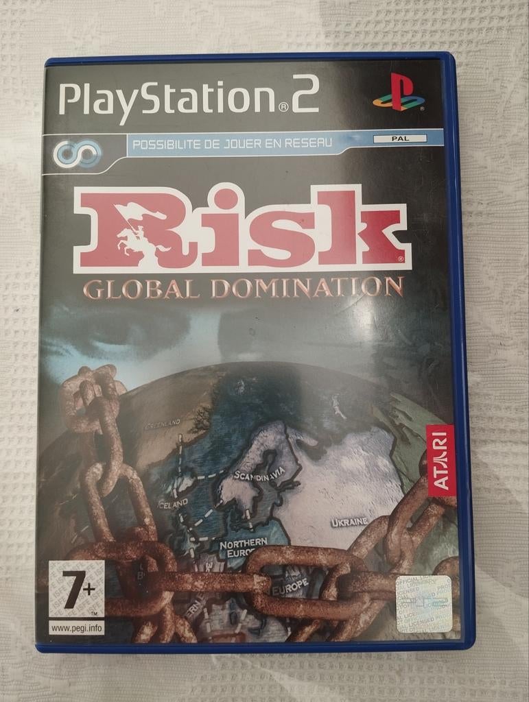 Playstation 2 Risk : domination mondiale 7+, Enlèvement ou Envoi, Comme neuf, Aventure et Action, À partir de 7 ans