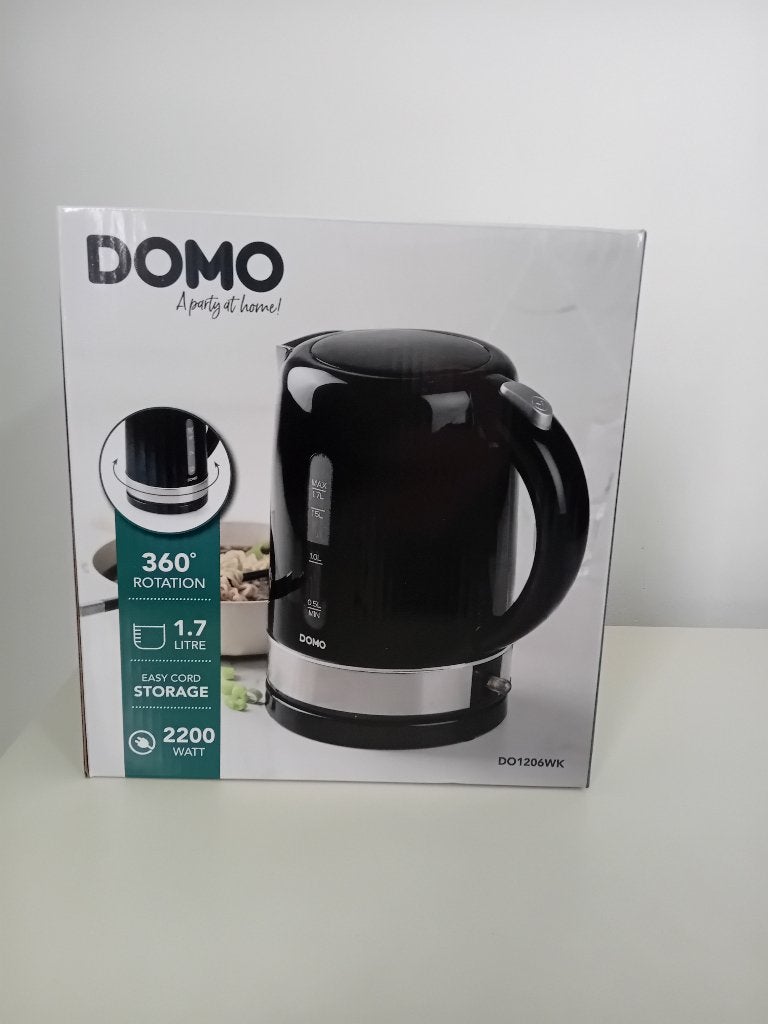 Bouilloire électrique Domo neuve !!!, Electroménager, 1 à 2 litres, Enlèvement ou Envoi, Neuf