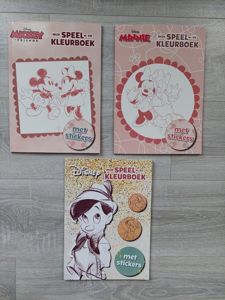 3x Disney speel -en kleurboeken ***NIEUW***, Kinderen en Baby's, Speelgoed | Educatief en Creatief, Nieuw, Knutselen, Taal en Lezen