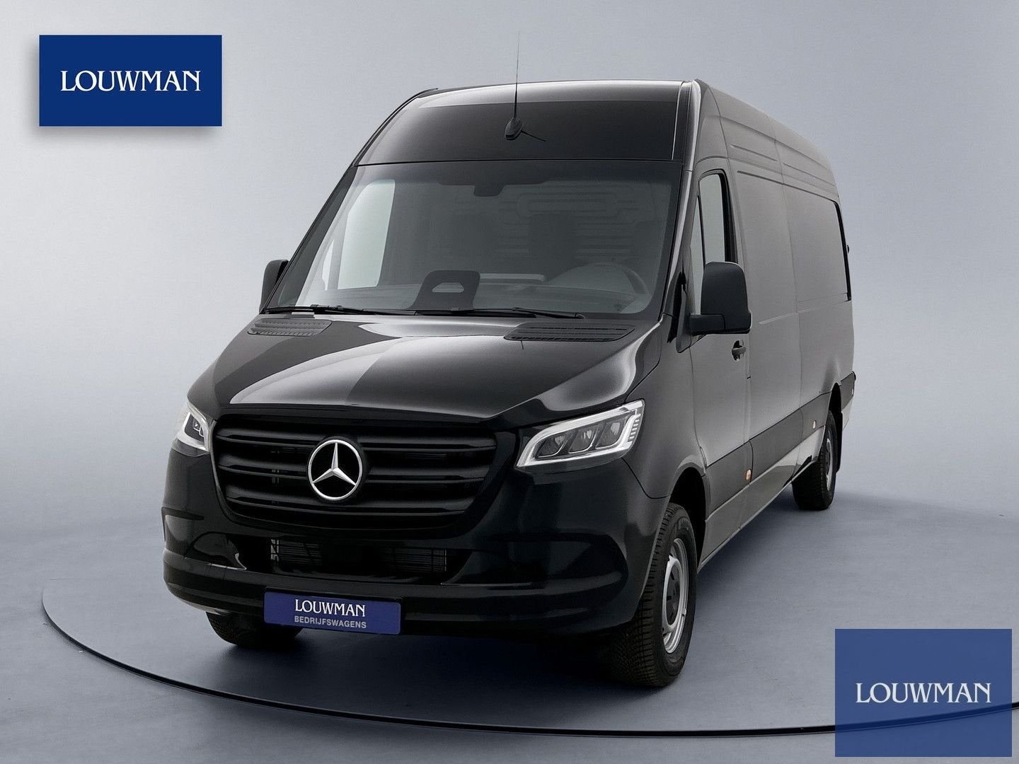Mercedes-Benz Sprinter 317 L3H2 PRO Led voor+achter Navigati, Automaat, Zwart, Bedrijf, Diesel