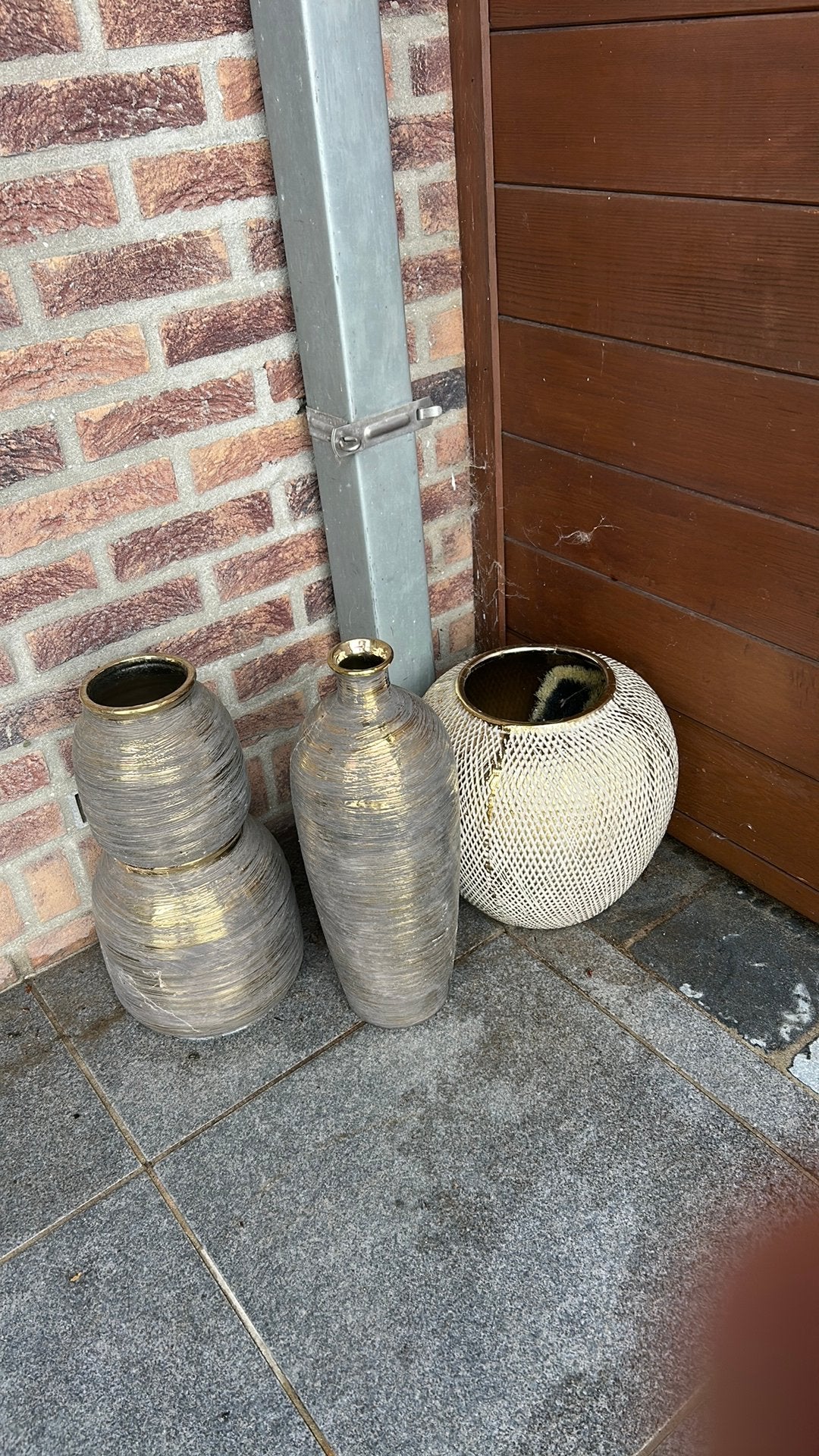 4 decoratieve tuinvazen, Tuin en Terras, Tuinvazen, Ophalen, Zo goed als nieuw