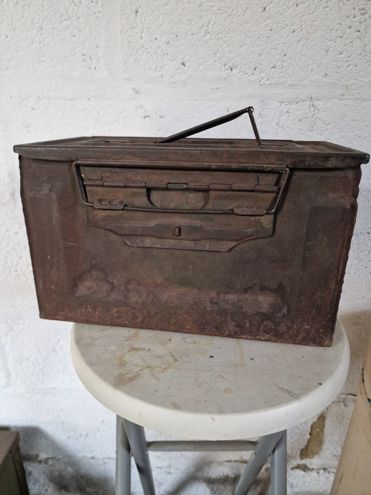 caisse point 50 us ww2 originale, Collections, Enlèvement ou Envoi