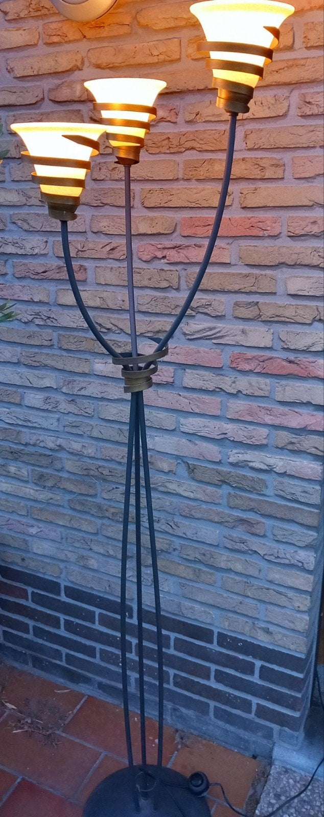 staanlamp, Ophalen, Zo goed als nieuw, Metaal