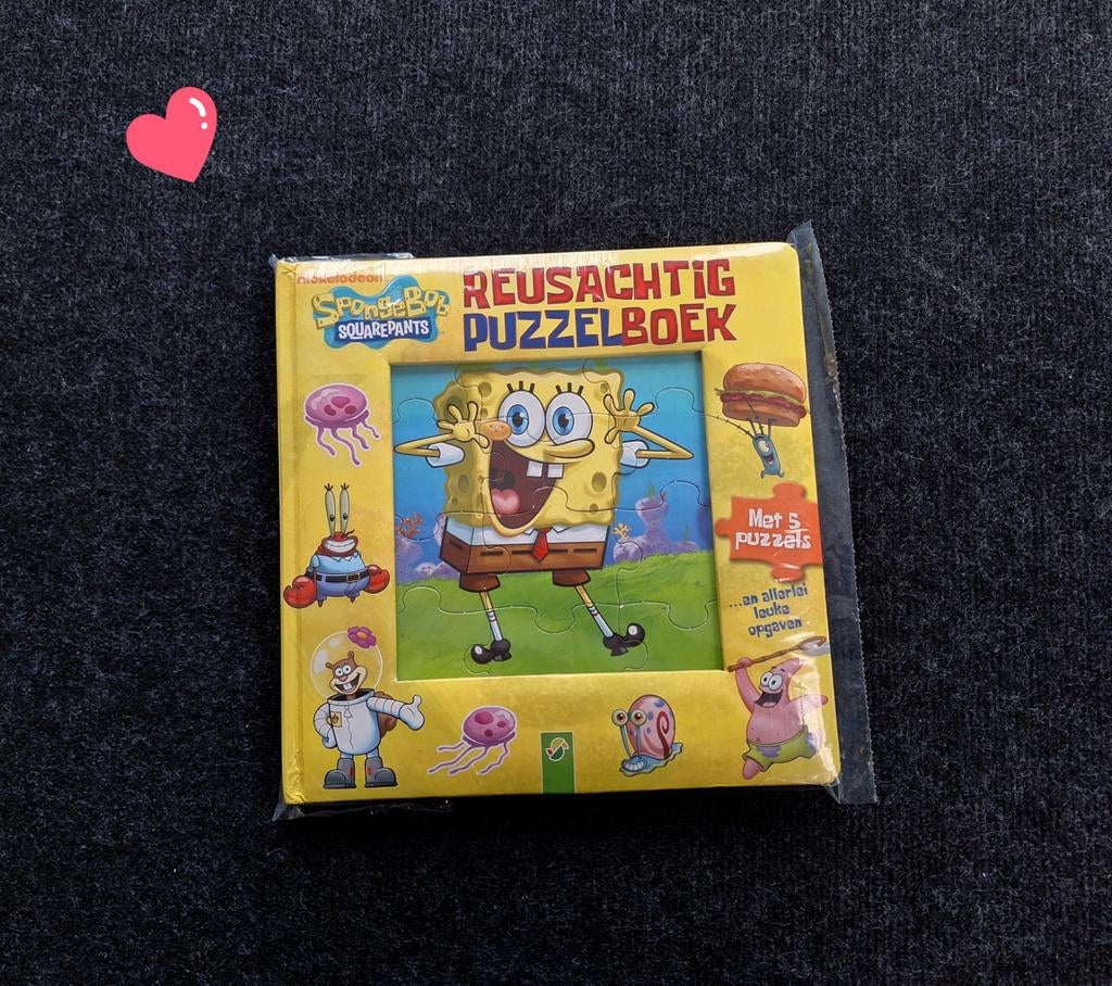 NOUVEAU ! Puzzle géant en forme de Bob l'éponge ! État neuf , Enlèvement