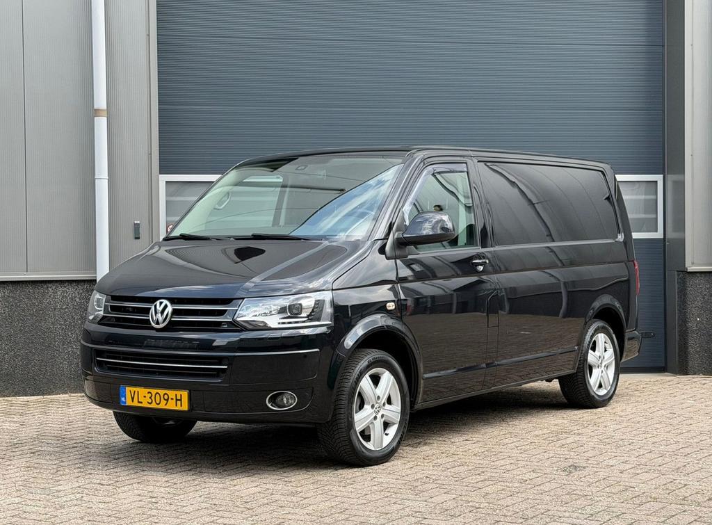 Volkswagen Transporter 2.0 TDI L1H1 bj.2015 Autom|Navi|Airco, Automaat, Zwart, Diesel, Onderhoudsboekje