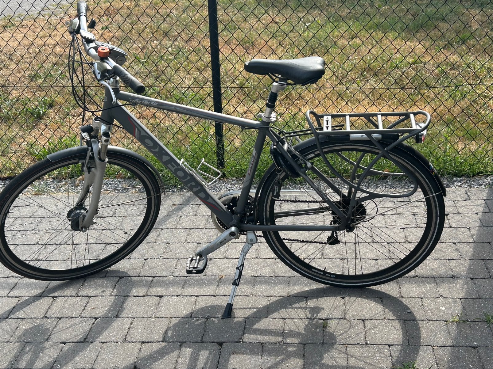 Herenfiets oxford rainbow, Fietsen en Brommers, Velgrem, Versnellingen, Zo goed als nieuw, 53 tot 57 cm