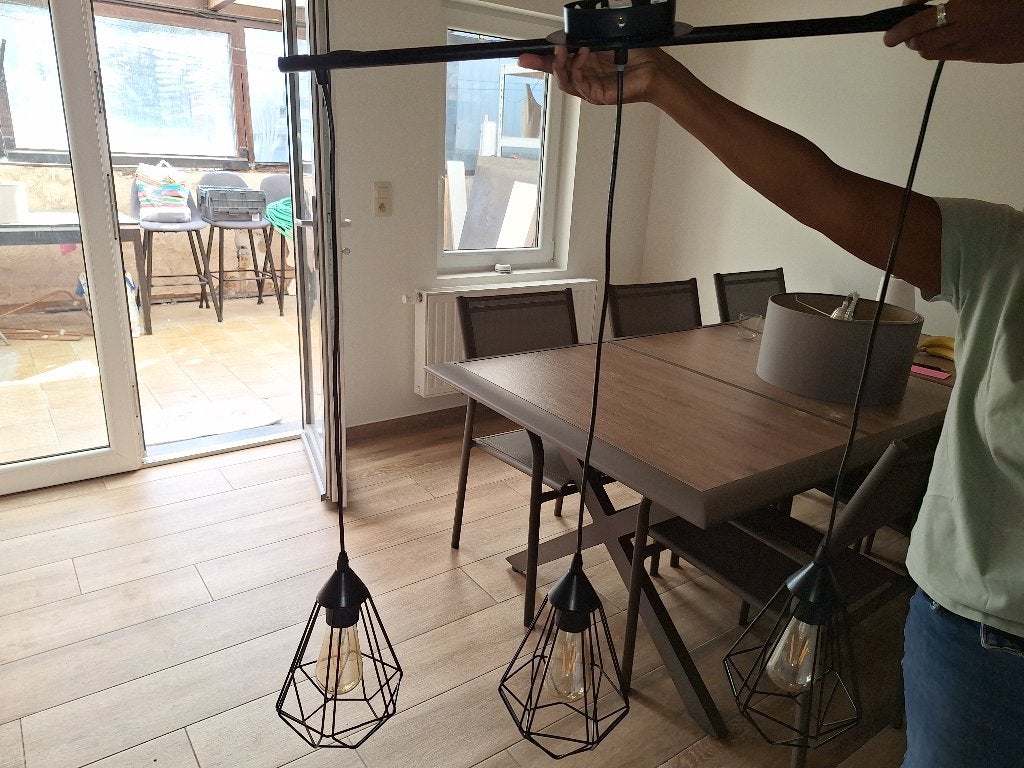 Luminaire, Maison & Meubles, Enlèvement, Utilisé, Métal, E27 (grand)