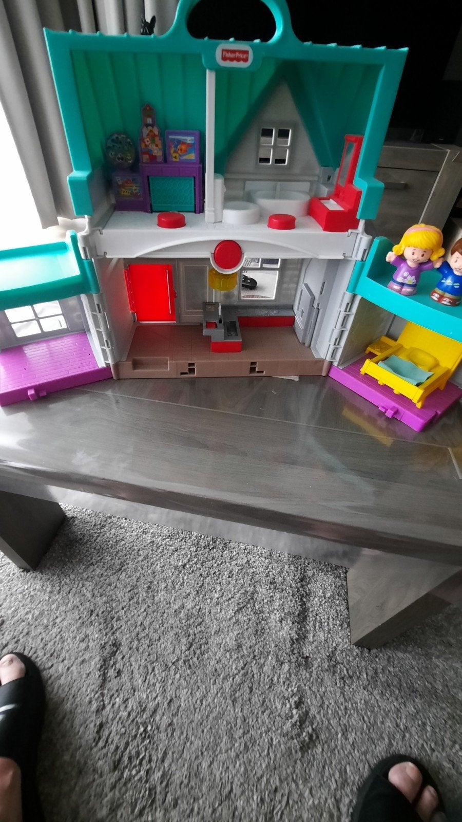 fisher price huisje, Ophalen, Gebruikt, Poppenhuis