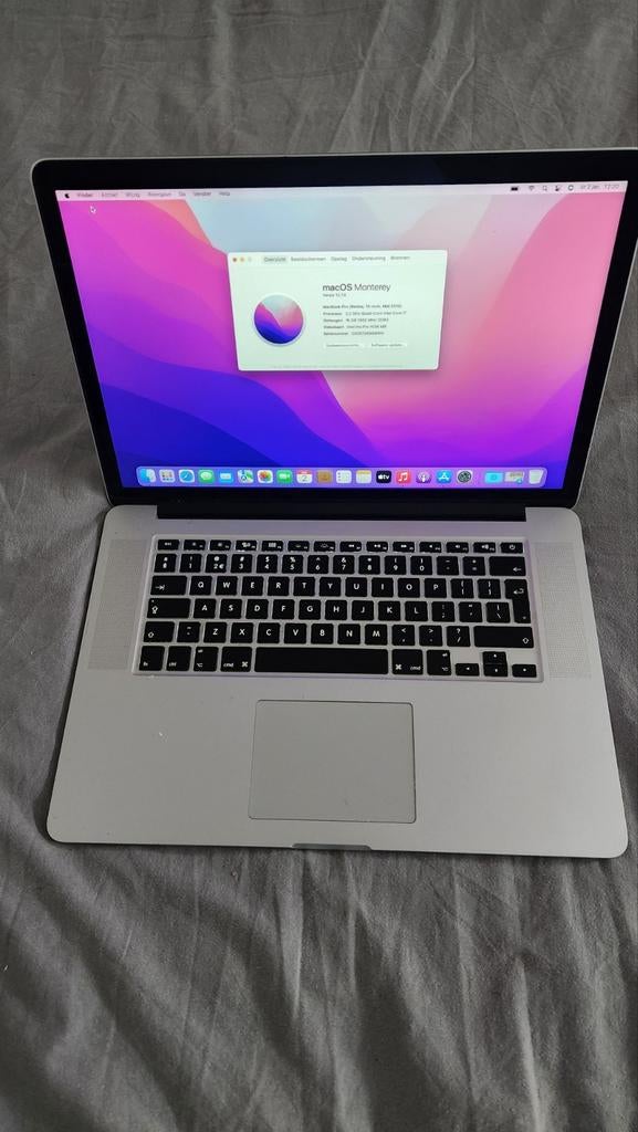 Te koop macbook pro 15.4 inch i7 2015, 2 tot 3 Ghz, 15 inch, 512 GB, Zo goed als nieuw