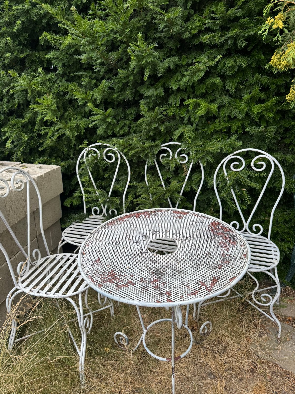 Tafel en stoelen, Ophalen of Verzenden, Zo goed als nieuw