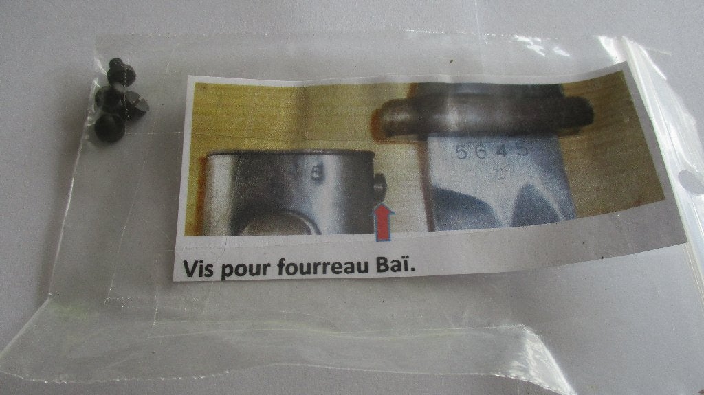 Lot de quatre vis pour baïonnette S84/98/34., Collections, Enlèvement ou Envoi