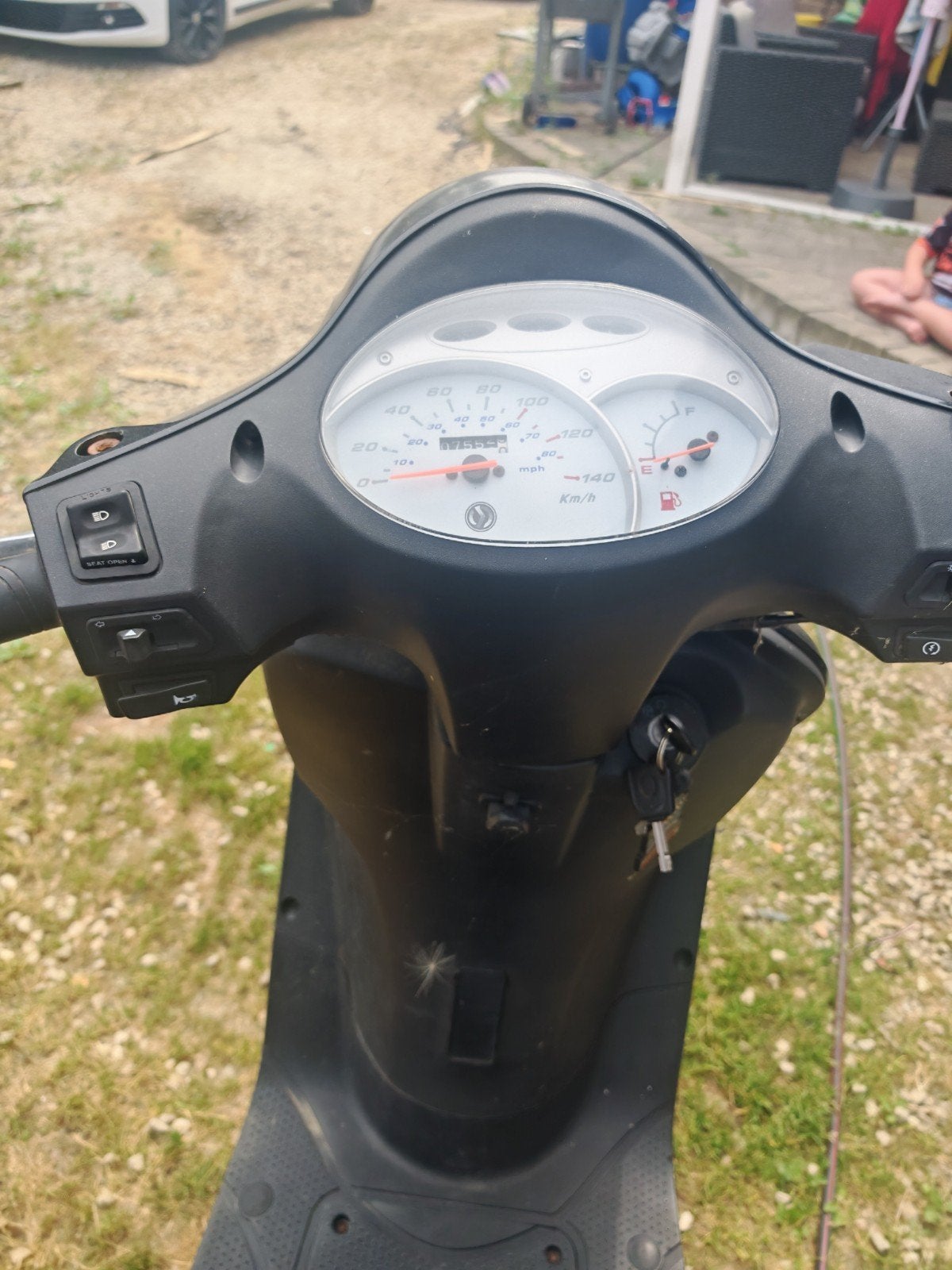 sym fiddle 2 125cc voor onderdelen of opmaak, Fietsen en Brommers, Ophalen, SYM