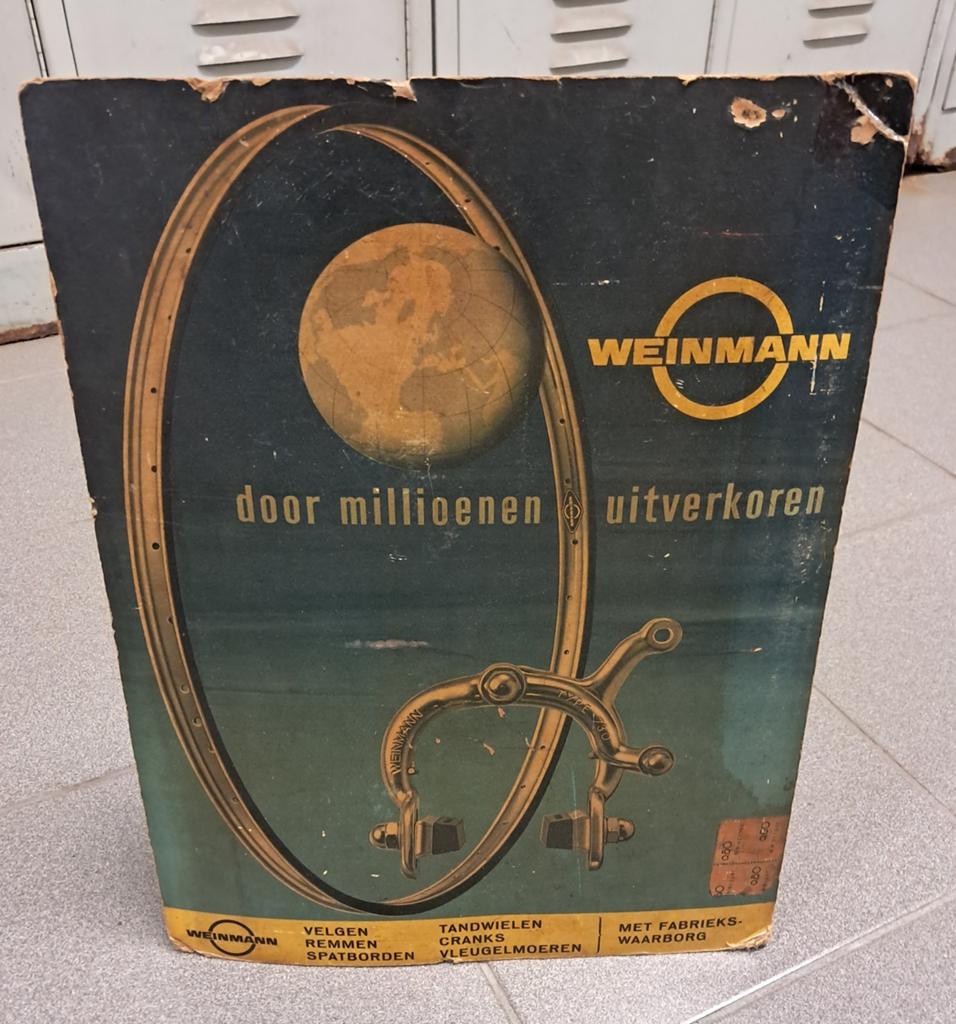 Reclamebord weinmann onderdelen, Ophalen of Verzenden, Reclame