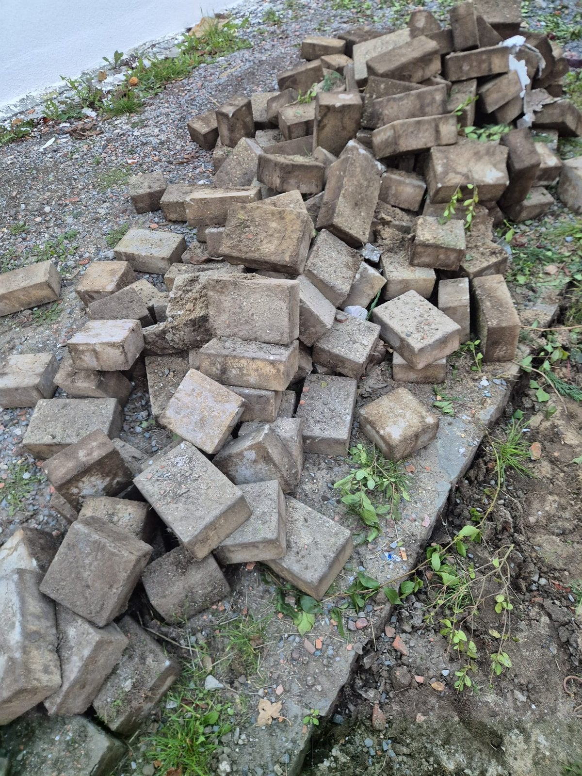 Betonklinkers, Tuin en Terras, Ophalen, Zo goed als nieuw