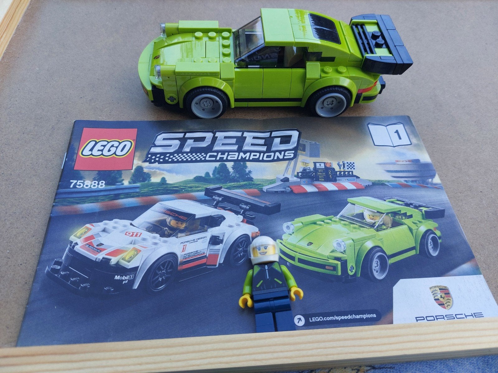 Lego 75888 Porsche 911 Turbo, Lego, Zo goed als nieuw, Inclusief instructies, Complete set