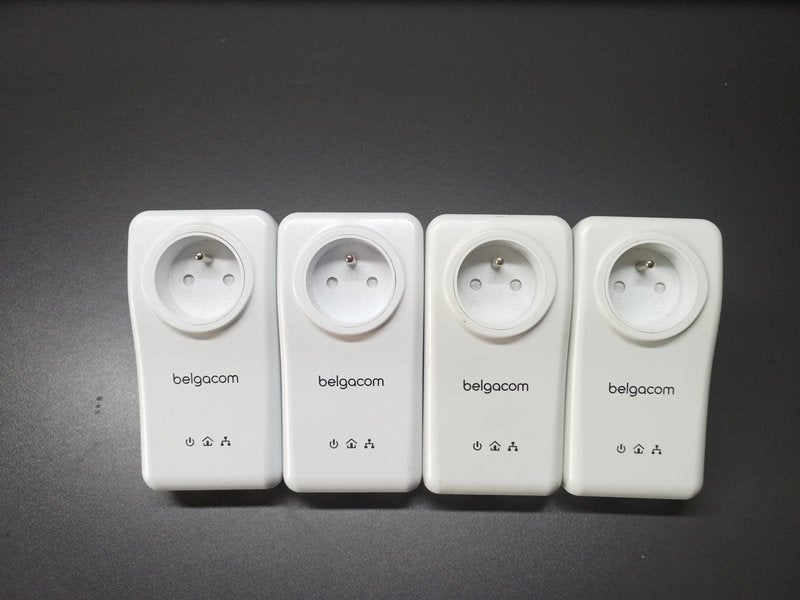 ⚠️ 4 adaptateurs CPL – Belgacom, Computers en Software, Powerlines, Gebruikt, Ophalen of Verzenden