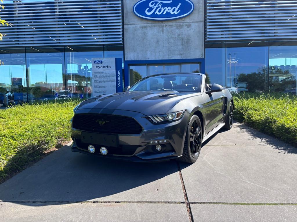Ford Mustang Cabrio 2.3 EcoBoost Automaat | Shaker | 47.985, Autos, Ford, Cuir, Euro 6, Entreprise, Automatique