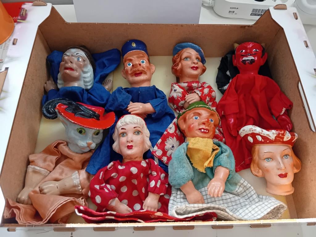 Handpoppen, Antiek en Kunst, Ophalen of Verzenden