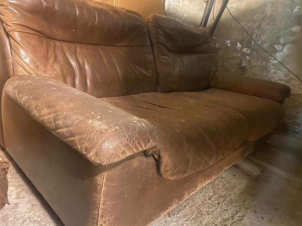 Ds de sede 66 vintage retro design knoll buffelleder, Huis en Inrichting, Ophalen