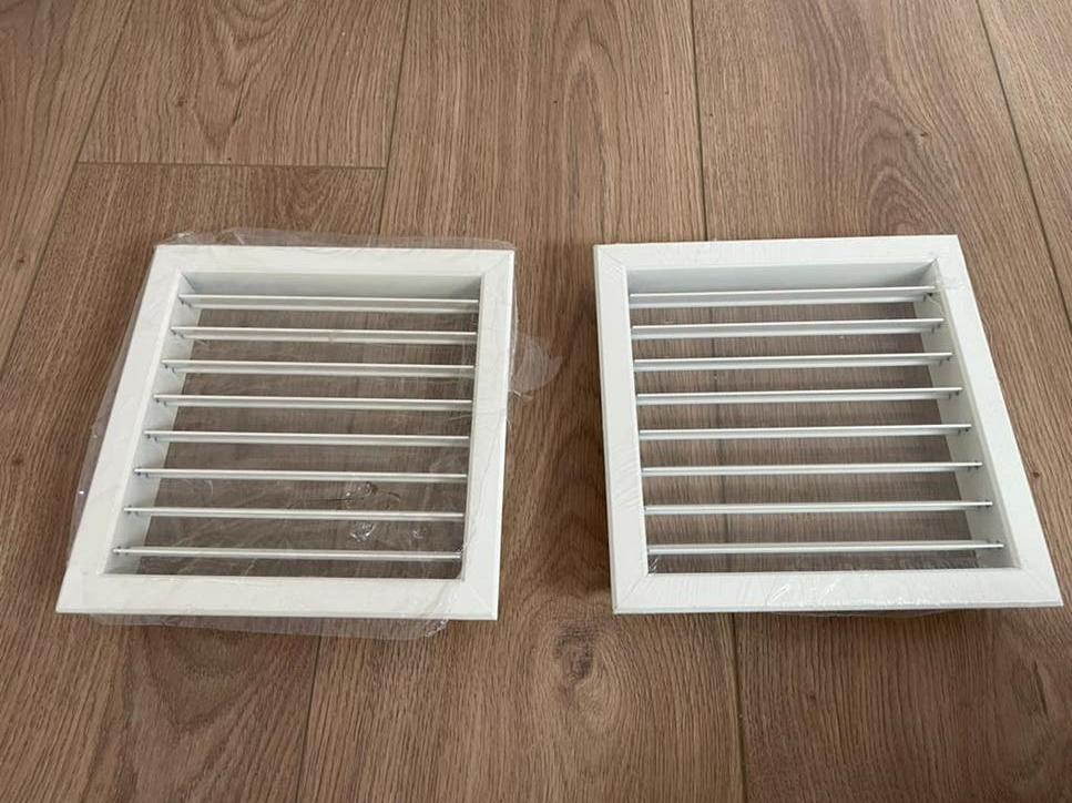 2 grilles de sortie d’aération, Bricolage & Construction, Enlèvement, Neuf