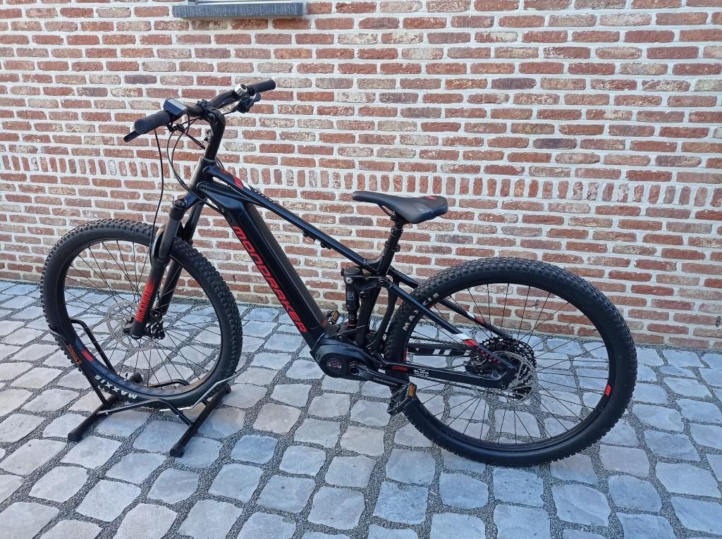 Montraker E bike  dubbel geveerd, Gebruikt, Vering, 10 tot 15 versnellingen, Overige maten