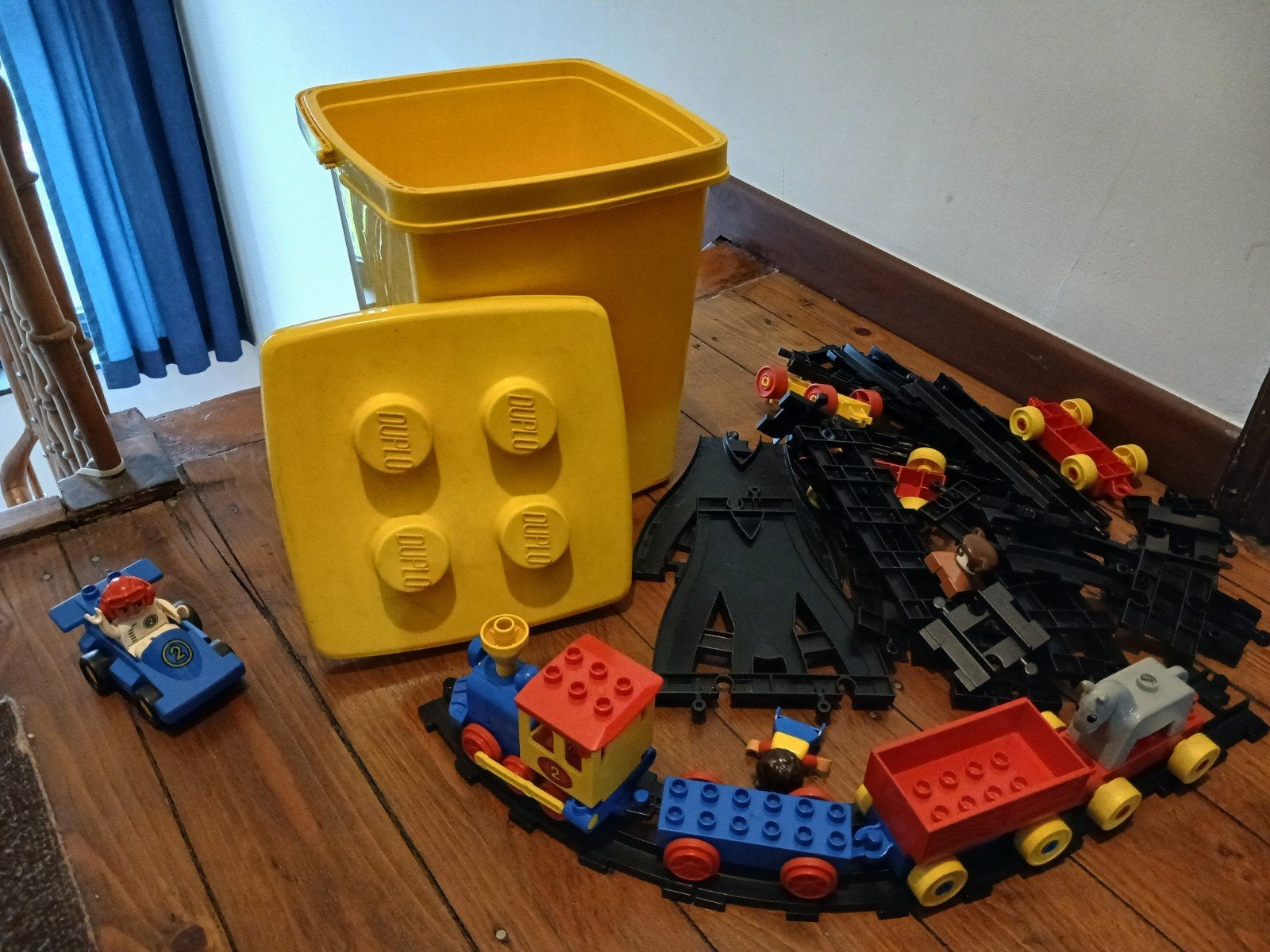 duplo trein en racewagen, Enlèvement, Duplo