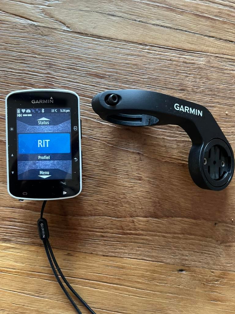 Garmin edge 520, Ophalen, Gebruikt