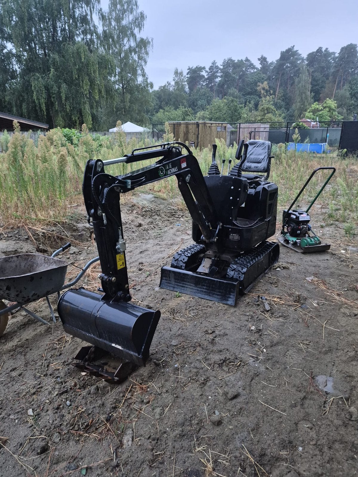 Hydrolische  Mini graaf machine 1 ton, Enlèvement, Excavatrice